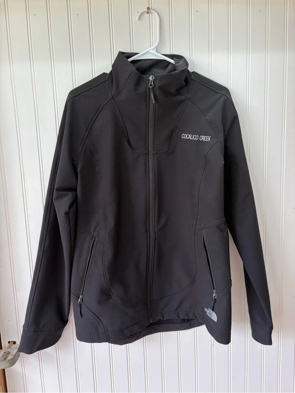 The North Face Black Softshell full zip Performance Jacket